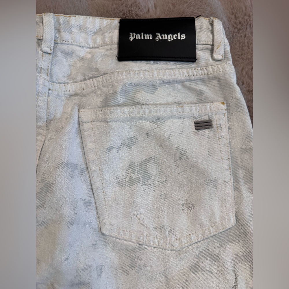 Palm Angels Paint Jeans Pants 30 - Picture 14 of 16